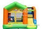 Home Use Inflatable Bouncy Castle With Slide High Tear Strength