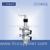 stainless steel 304 / 316 DN40 - DN100 sanitary manual regulating multi-directional reversing valve
