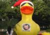 Strong Waterproof Yellow Inflatable Duck Huge Led With Logo Printing