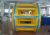 Rolling Inflatable Water Wheel Yellow Commercial Grade 32oz PVC Tarpaulin