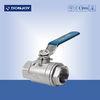FDA / ISO SS304 Two Peice Ball valve With Female Thread Connection