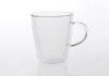 Drinkware Double Wall Borosilicate Glass Coffee Cup With Handle