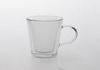 Pyrex Double Wall Glass CoffeeMugs Borosilicate Drinking Glasses