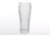 Fancy Tall Beer Double Wall Borosilicate Glass Chemical Resistance
