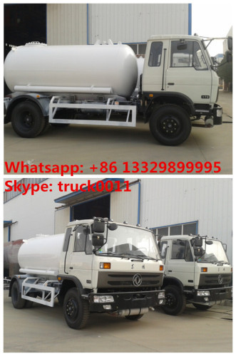 dongfeng 10 cubic meters lpg gas dispensing truck for filling gas cylinders