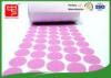 Durable white / pink small velcro dots In Rolls With 10mm - 150mm Diameter