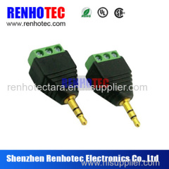 straight 3.5mm plug DC power connector