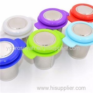 Tea Infuser With Silicone Rim
