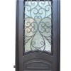 Wrought Iron Single Entry Doors