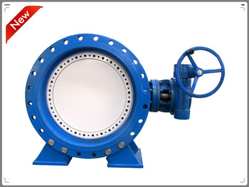 PN40 DN600 WCB Double flange triple eccentric butterfly valve factory in China