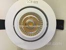 Frosted Reflector Adjustable LED Wall Washer Downlight With 24 / 60 Beam Angle