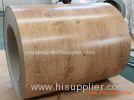 Marble Grain / Wood Grain pre Painted Galvalume Steel Coil For Building Decoration