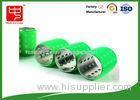 Self grip Green velcro hair curlers cylinder Shape Nylon hook and loop