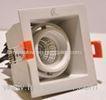 Square Adjustable Beam Angle 7w COB Led Downlight Recessed 220V Led Grille Lamp