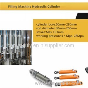 Hydraulic Cylinder For Filling Machine