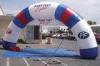 Giant Inflatable Finish Arch Rental For Celebration 0.4mm PVC Tarpaulin