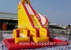 Waterproof Commercial Inflatable Bouncer Slide With Pool 18 OZ PVC Tarpaulin