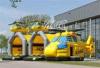Adult Inflatable Bouncy Castle Durable FireRetardant Air Plane Type