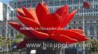 Party Decoration Inflatable Flower Red Nylon Oxford Cloth With LED Lights