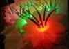 Double Sewing Inflatable LED Lighted Flowers With Ballons Vivid 1.5m Diameter