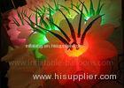 Double Sewing Inflatable LED Lighted Flowers With Ballons Vivid 1.5m Diameter