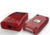 Red Plastic 50 Watt AC / DC RC Car Battery Charger / Fast NiCd Battery Charger