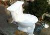 Custom White Inflatable Toilet Seat Versatile 7m Inflatable Closestool