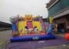 Amusement Park Big Commercial Inflatable Slide With Spongebob Theme