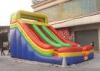 Rainbow Giant Double Lane Commercial Inflatable Slide For Kids And Children