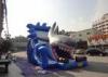 7.5m Commercial Inflatable Slide / Big Shark Water Slide With Blower
