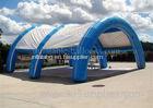 Commercial Arch Inflatable Air Tent Rentals For Wedding 8m Blue Oxford Cloth