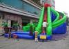 Waterproof PVC Huge Commercial Inflatable Slide With Forest Theme Park