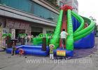 Waterproof PVC Huge Commercial Inflatable Slide With Forest Theme Park