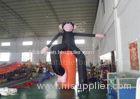 Cute Inflatable Sky Dancer Ripstop Nylon Cloth Waving Monkey Shape