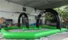 Green Black Inflatable Sports Games Inflatable Track Airtight PVC Tarpaulin