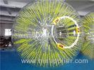 Inflatable Human Sized Hamster Ball Yellow Shinning 0.8mm Thickness