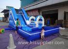 Blue Tunnel Interesting Inflatable Slip N Slide With Arch Entrance