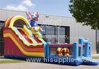 Kids Huge Inflatable Dry Slide Commercial Grade 18OZ PVC Tarpaulin With Obstacles