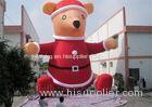 Decorative Inflatable Cartoon Characters Durable Inflatable Christmas Mouse