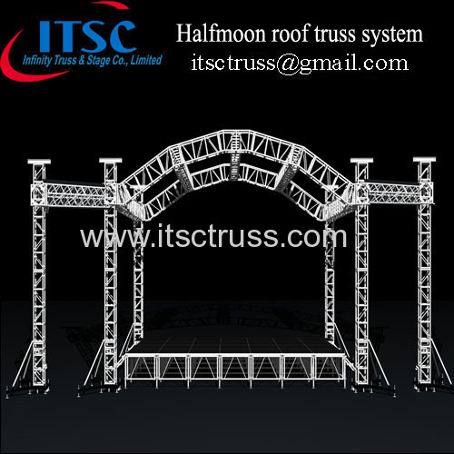 Halfmoon roof truss system updated in rental business