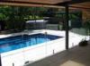 High Security Decorative Glass Pool Fencing With Australian Standard / CE