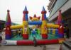 Professional Decoration Inflatable Amusement Park With Big Castle And Slide