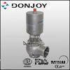 SS304 316L DN25 sanitary grade reversing valve with pneumatic actuator of single seat for conveying