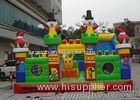 0.55mm PVC Tarpaulin Flower Fairies Inflatable Fun City Playground For Fun Games