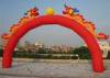 25kg Oxford Fabric Advertising Inflatable Arch With Dragon Style For Party / Festival