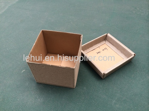 Mini Corrugated Posy Box Natural  corrugated craft gift packaging box