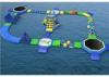 40*30m Double / Quadruple Stitching Inflatable Floating Water Park For Kids And Adults