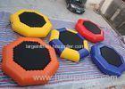 0.9mm PVC Tarpaulin 3m Dia Inflatable Water Trampoline With 24 Months Warranty / Repair Kits