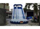 0.55mm PVC Blue Adults And Kids Playground Commercia Giant Inflatable Water Slide For Party