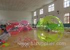 PVC 2.0m Green / Transparent Inflatable Water Ball For Swimming Pool
